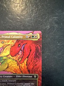 Zacama, Primal Calamity (Borderless) Commander Masters Regular - Image 2