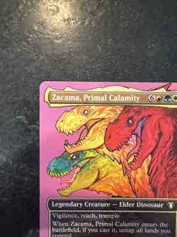 Zacama, Primal Calamity (Borderless) Commander Masters Regular - Image 3