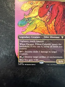 Zacama, Primal Calamity (Borderless) Commander Masters Regular - Image 4