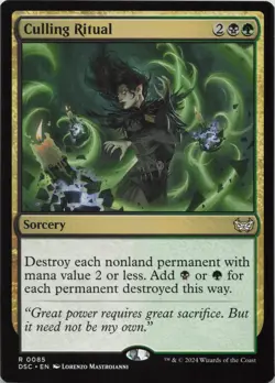 Culling Ritual Commander: Duskmourn: House of Horror 474 LP-NM - Image 1