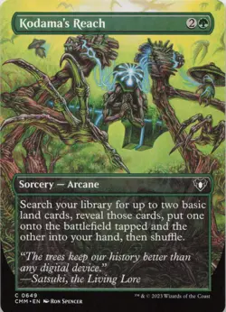 Kodama's Reach (Borderless) C Commander Masters 649 NM MTG - Image 1