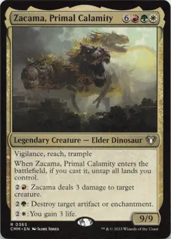 Zacama, Primal Calamity R Commander Masters 365 NM MTG - Image 1
