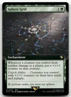 Sphere Grid Extended Art (0123) Final Fantasy Commander FIC MTG Magic NM - Image 1