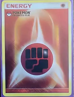 Fighting Energy • Crosshatch Holo Pokemon Organized Play Promo • 2009 - Image 1