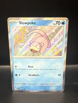 Pokemon TCG Slowpoke 116/091 Sv: Paldean Fates Holo Shiny Rare - Image 2