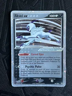 Pokemon TCG Absol ex 92/108 Power Keepers Ultra Rare Holo (English)- LP(-)/MP(+) - Image 3