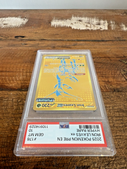 PSA 10 Gem Mint - Iron Leaves Ex Hyper Rare #176 - Prismatic Evolutions Pokemon - Image 5