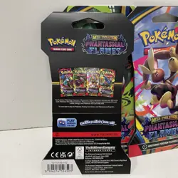 4x Pokemon Phantasma Flames Booster Packs (Full Art Set) - Image 2