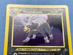 Pokemon Holo Houndoom - Neo Discovery 4/75 - Swirl - VLP - Image 3