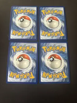 Pokemon TCG Victini SVP 208 Black Star Promo Illustration Rare Near Mint x4 Set - Image 3