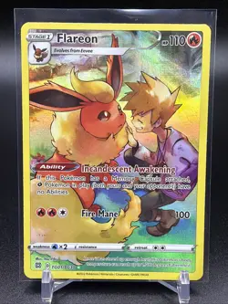 2022 Pokemon SWSH Brilliant Stars Flareon Trainer Gallery #TG01/TG30 - Image 1