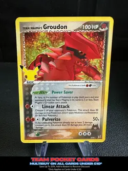 Team Magma's Groudon 9/95, Celebrations, Pokemon, NM - Image 1