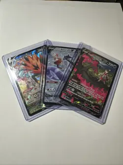 Galarian Moltres Zapdos Articuno V Trainer Gallery Set TG16 19 20 Pokemon TCG NM - Image 1