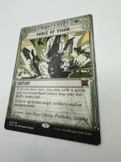 MTG TCG Force of Vigor Outlaws of Thunder Junction: Breaking News Regular - Image 2
