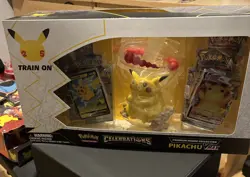 Pokemon Pikachu TCG Celebrations Premium Figure Collection VMAX 25th Anniversary - Image 1