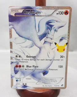 Pokemon TCG Reshiram 113/114 Celebrations Classic Collection Holo - Image 1