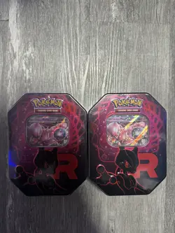 Pokemon TCG Destined Rivals Mewtwo Tin Brand New And Sealed - Image 1