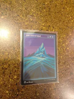 Snow-Covered Island (Foil Etched) Secret Lair Drop#326 - Raw - Rare - NM/M - Image 1