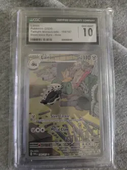 Pokemon Lairon 184/167 Special Illustration Twilight Masquerade Gem Mint CGC 10 - Image 1