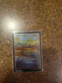 Snow-Covered Plains (Foil Etched) Secret Lair Drop - Raw - Rare - NM/M #325 - Image 2