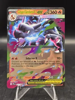 Pokemon TCG Mega Charizard X ex 013/094 Me02: Phantasmal Flames Double Rare NM - Image 5