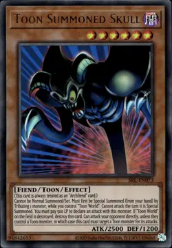 Toon Summoned Skull 25th Ann. EU Ultra Rare SRL-EN073 Yu-Gi-Oh! - Image 1