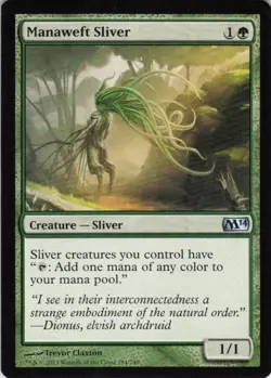 MTG Manaweft Sliver (184) | NM | Magic 2014 {M14} - Image 1