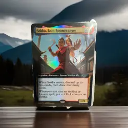Sokka, Bold Boomeranger (Extended Art) Convention Avatar Promos Foil - Image 1