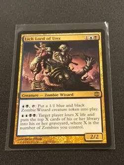 Alara Reborn Lich Lord of Unx MTG Magic the Gathering NM - Image 1