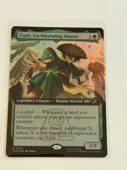 Toph, Earthbending Master Extended Art Avatar Foil 209 - Image 1