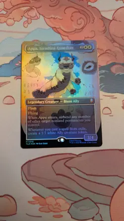 1x Appa, Steadfast Guardian - 0316, Borderless Art Foil, Avatar, Magic MTG NM - Image 1