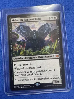 Maha, It’s Feathers Night #100 - Mythic [Bloomburrow] Near Mint - Image 1