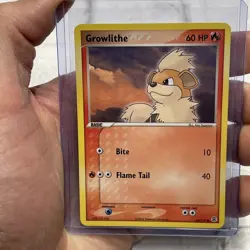 Pokemon Growlithe 64/112 FireRed & LeafGreen NM Near Mint Nintendo Common Vtg - Image 1