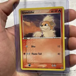 Pokemon Growlithe 64/112 FireRed & LeafGreen NM Near Mint Nintendo Common Vtg - Image 2