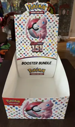 Pokemon Scarlet & Violet EMPTY 151 Booster Bundle Display BOX ONLY - Image 2
