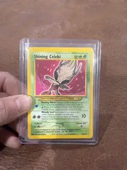 LP Pokemon TCG secret rare Neo Discovery Shining Celebi 1995-2000 #106/105 - Image 1