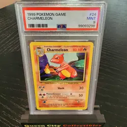 CHARMELEON - PSA MINT 9 - 1999 Base Set Pokemon #24 - Image 1