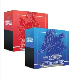 Set of 2 Battle Styles Elite Trainer Boxes ETB Red & Blue Pokemon TCG, New - Image 1