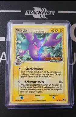 Pokemon Karte Skorgla Holo STAMPED - 16/101 - EX Dragon Frontiers - Deutsch - NM - Image 1
