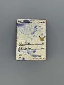 Pokemon TCG Celebrations 25th Anniversary Reshiram And Zekrom Full Art - Image 5