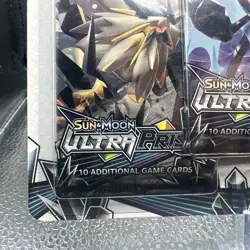 Pokemon Sun & Moon Ultra Prism Booster 3-Pack Blister Porygon-Z Promo Sealed - Image 5
