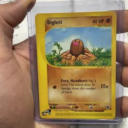 Diglett 106/165 - Expedition Non Holo Pokemon Card LP+ Vintage Nintendo Common - Image 1