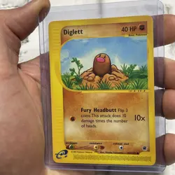 Diglett 106/165 - Expedition Non Holo Pokemon Card LP+ Vintage Nintendo Common - Image 2