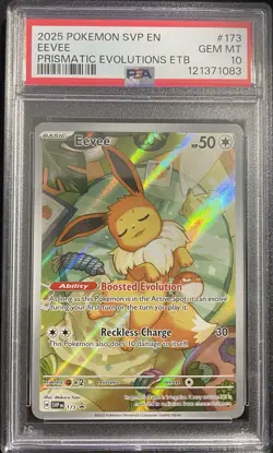 Pokemon Eevee #173 en SV Black Star Promo 2025 Prismatic Evolutions - Image 1