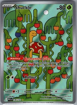 Shuckle 136/132 ME01: Mega Evolution - Pokemon Card - NM - Image 1
