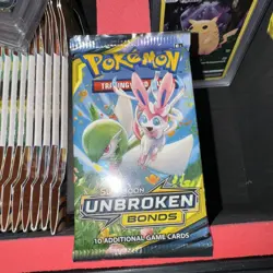 Pokemon Sun & Moon Unbroken Bonds booster pack sealed SYLVEON gardevoir art 820650805486 - Image 1