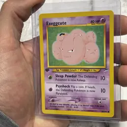 Pokemon 1st Edition Exeggcute 64/105 - Neo Destiny - NM/MT Pokemon Nintendo WOTC - Image 2