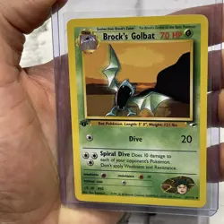 Pokemon Gym Heroes Brock's Golbat 1st Edition 39/132 Uncommon NM/MT Nintendo TCG - Image 1