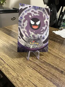 Pokemon 2000 Topps Series 2 Blue Logo Gastly #92 Holo Foil - Image 1