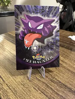 Haunter #93 FOIL Pokemon 2000 Topps TV Animation Series 2 Blue Logo Holo - Image 1